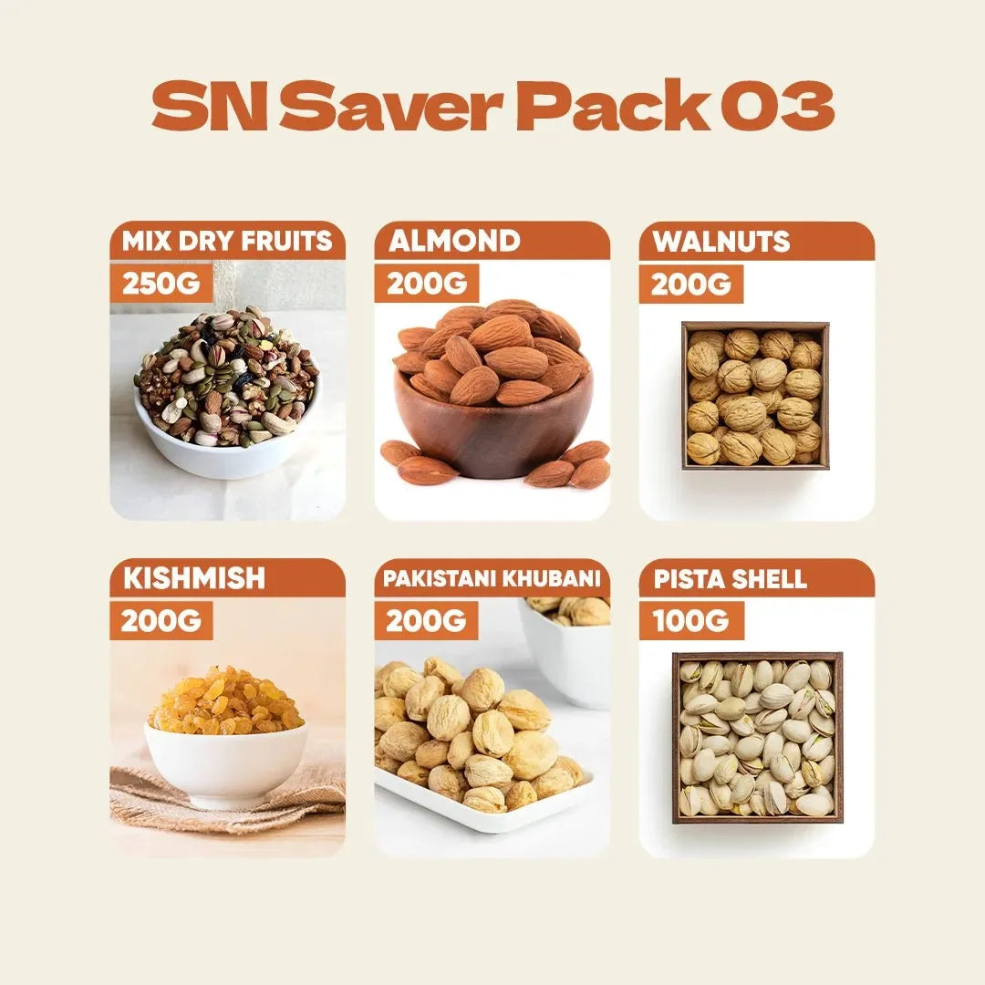 SN Saver Pack 3 Premium Mixed Dry Fruits